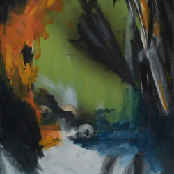 Abstrakt Nr. 13 Stephan Sprehe 2024 Öl auf Leinwand. Gr. 40cm x 60cm.