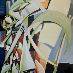 Abstrakt Nr. 15 Stephan Sprehe 2024 Öl auf Leinwand. Gr. 60cm x 80cm.