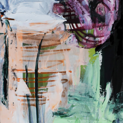 Abstrakt Nr. 23 Stephan Sprehe 2024 Öl auf Leinwand. Gr. 40cm x 60cm.