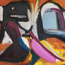 Abstrakt Nr. 24 Stephan Sprehe 2024 Öl auf Leinwand. Gr. 80cm x 60cm.