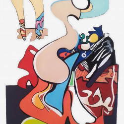 Abstrakt Nr. 3 Stephan Sprehe 2024 Öl auf Leinwand. Gr. 60cm x 80cm.