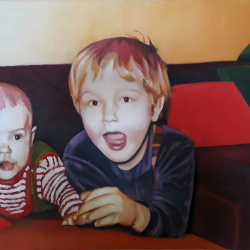 Brueder Nr.2 Stephan Sprehe 2025 Öl auf Leinwand. Gr. 80cm x 60cm.