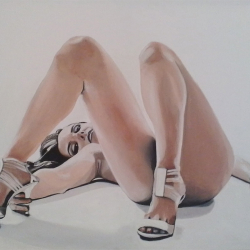 Frau Nr. 2 Stephan Sprehe 2024. Öl auf Leinwand. Gr. 80cm x 60cm Frau Nr. 2 Stephan Sprehe 2024. Öl auf Leinwand. Gr. 80cm x 60cm