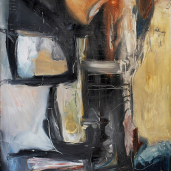 Abstrakt Nr. 22 Stephan Sprehe 2024 Öl auf Leinwand. Gr. 60cm x 80cm.