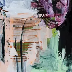 Abstrakt Nr. 23 Stephan Sprehe 2024 Öl auf Leinwand. Gr. 40cm x 60cm.