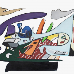 Abstrakt Nr. 8 Stephan Sprehe 2024 Öl auf Leinwand. Gr. 80cm x 60cm.