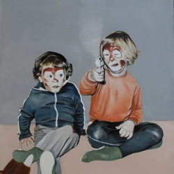 Brüder Nr.1 Stephan Sprehe 2024 Öl auf Leinwand. Gr. 60cm x 80cm.