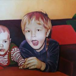 Brueder Nr.2 Stephan Sprehe 2025 Öl auf Leinwand. Gr. 80cm x 60cm.