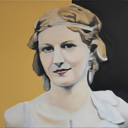 Theatre Daviau Nr. 5 Stephan Sprehe 2025. Öl auf Leinwand. Gr. 80cm x 60cm