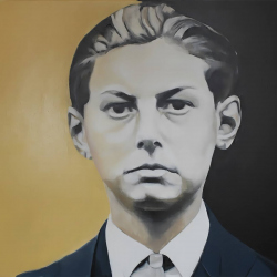 Theatre Daviau Nr. 6 Stephan Sprehe 2025. Öl auf Leinwand. Gr. 80cm x 60cm