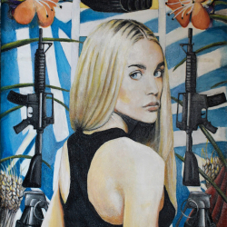 Frau Nr. 4 Stephan Sprehe 2024. Öl auf Leinwand. Gr. 60cm x 80cm