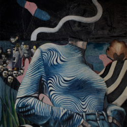 Frau Nr. 5 Stephan Sprehe 2024. Öl auf Leinwand. Gr. 60cm x 80cm