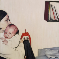 Mutter Nr. 2 Stephan Sprehe 2025. Öl auf Leinwand. Gr. 60cm x 80cm.