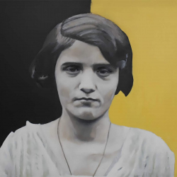 Theatre Daviau Nr. 1 Stephan Sprehe 2025. Öl auf Leinwand. Gr. 80cm x 60cm.