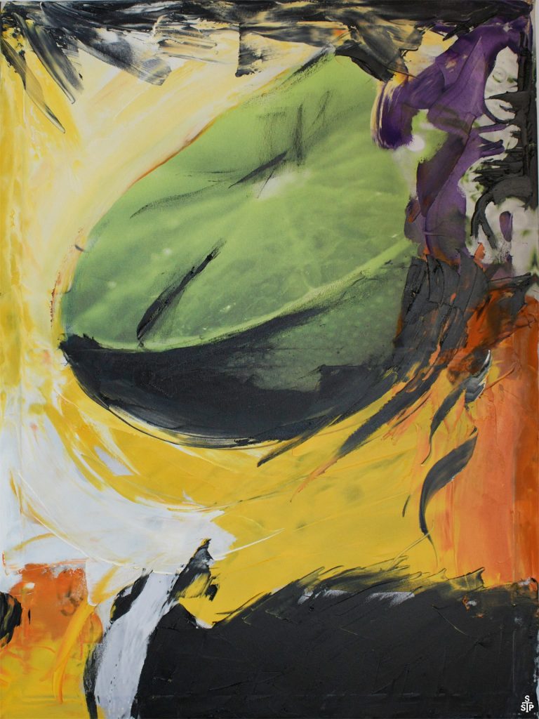 Abstrakt Nr. 6 Stephan Sprehe 2024 Öl auf Leinwand. Gr. 60cm x 80cm