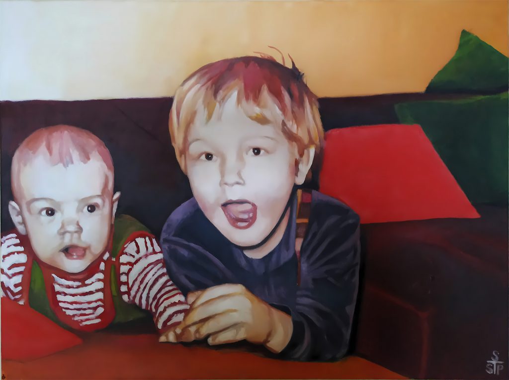 Brueder Nr.2 Stephan Sprehe 2025 Öl auf Leinwand. Gr. 80cm x 60cm.