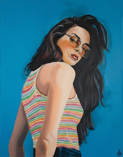 Frau Nr. 1 Stephan Sprehe 2024. Öl auf Leinwand. Gr. 80cm x 60cm.